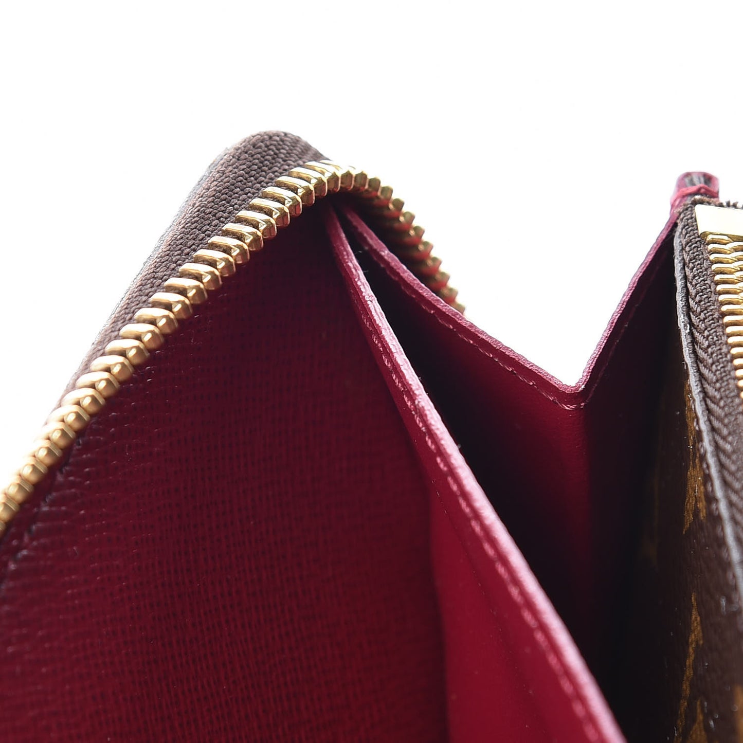 Monogram Clemence Wallet Fuchsia