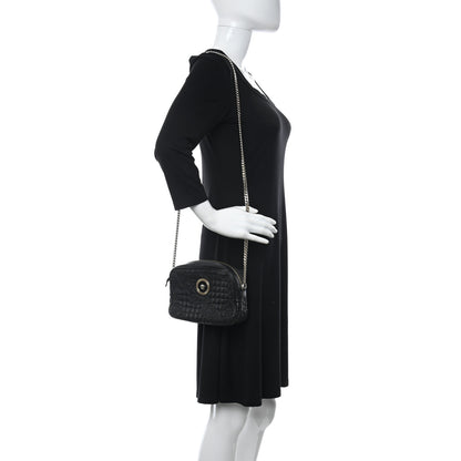Versace Nappa Quilted Medusa Camera Bag Black 2 of 9