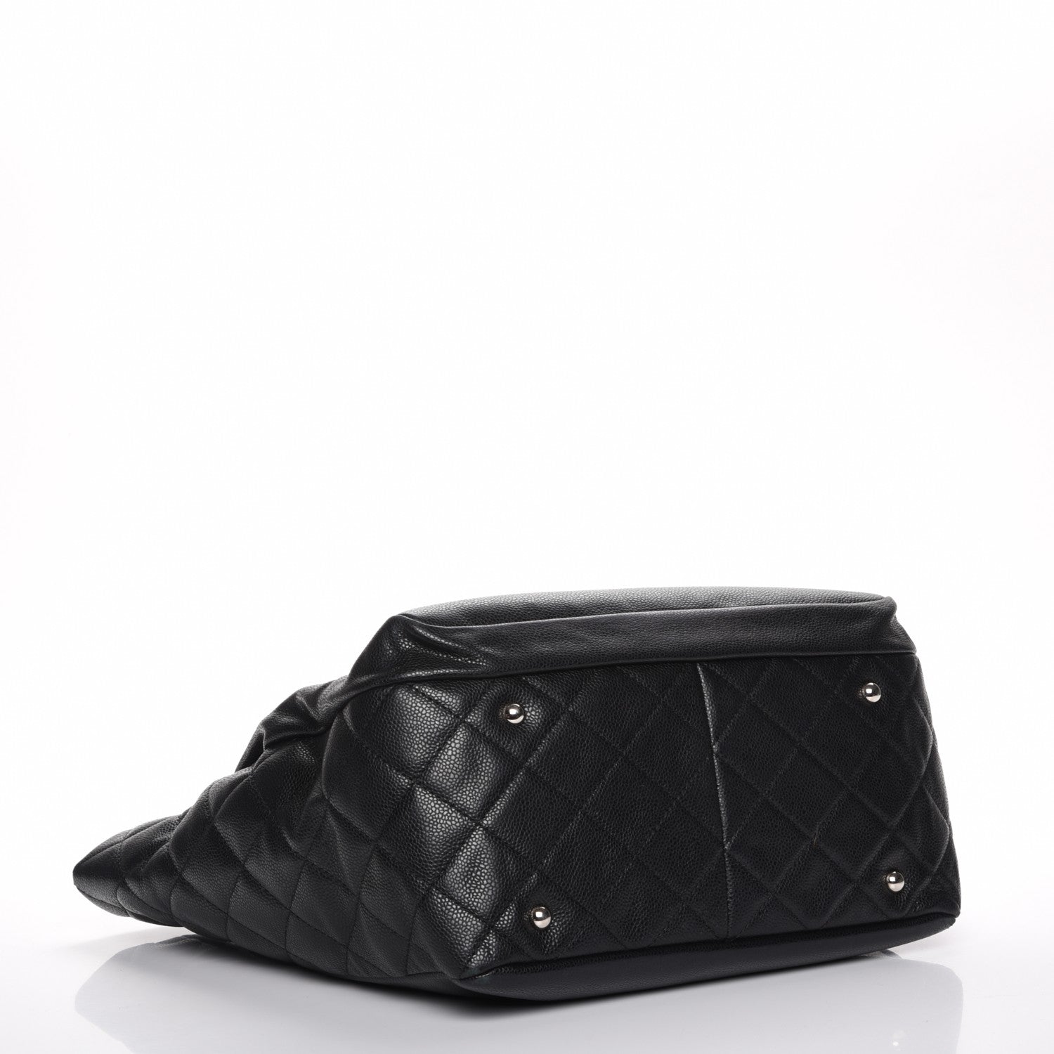 Chanel Soft Caviar Large Timeless CC Shopping Tote Black 4 of 7