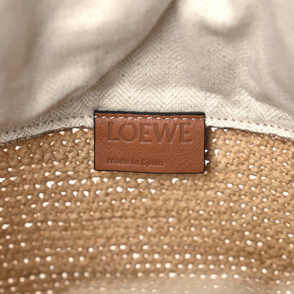 Loewe Calfskin Raffia Bucket Bag Natural Tan 6 of 11