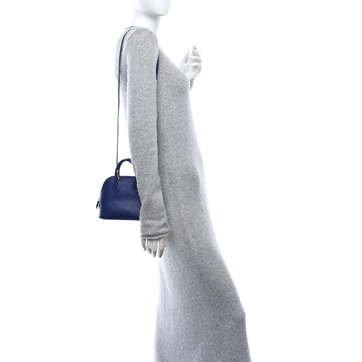 Hermes Chevre Mysore Mini 1923 Bolide Bleu Encre 2 of 11