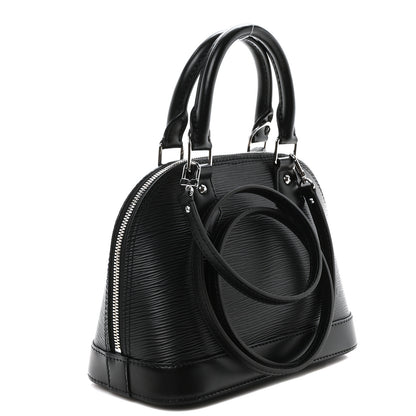 Louis Vuitton Epi Alma BB Black 3 of 9