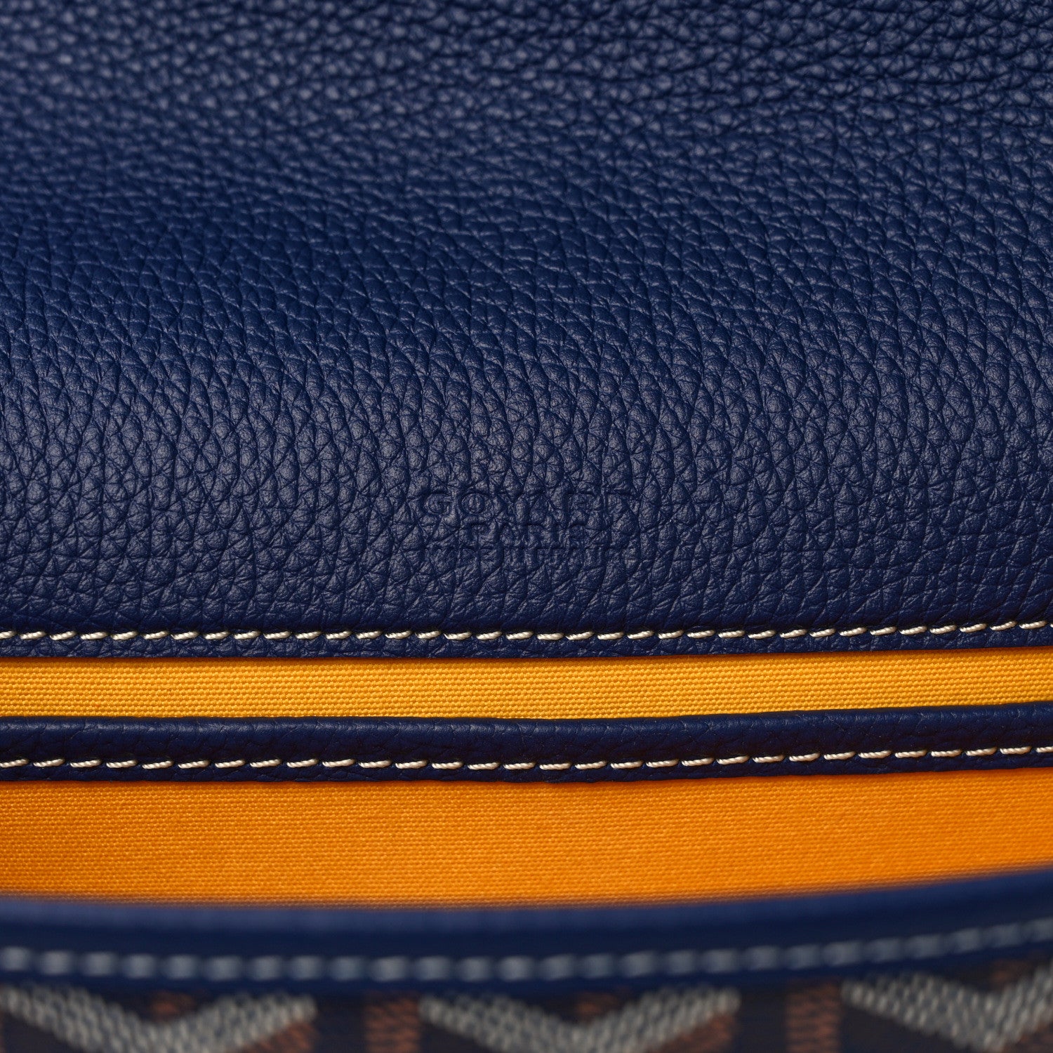 Goyard Goyardine Belvedere II PM Messenger Bag Navy 6 of 9