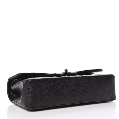 Chanel Caviar Quilted Medium Double Flap Black 4 of 10