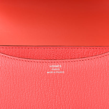 Hermes Chevre Mysore Constance 18 Rose Texas 6 of 10