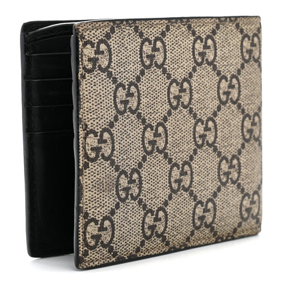 Gucci GG Supreme Monogram Bee Bi-Fold Wallet Beige 3 of 7