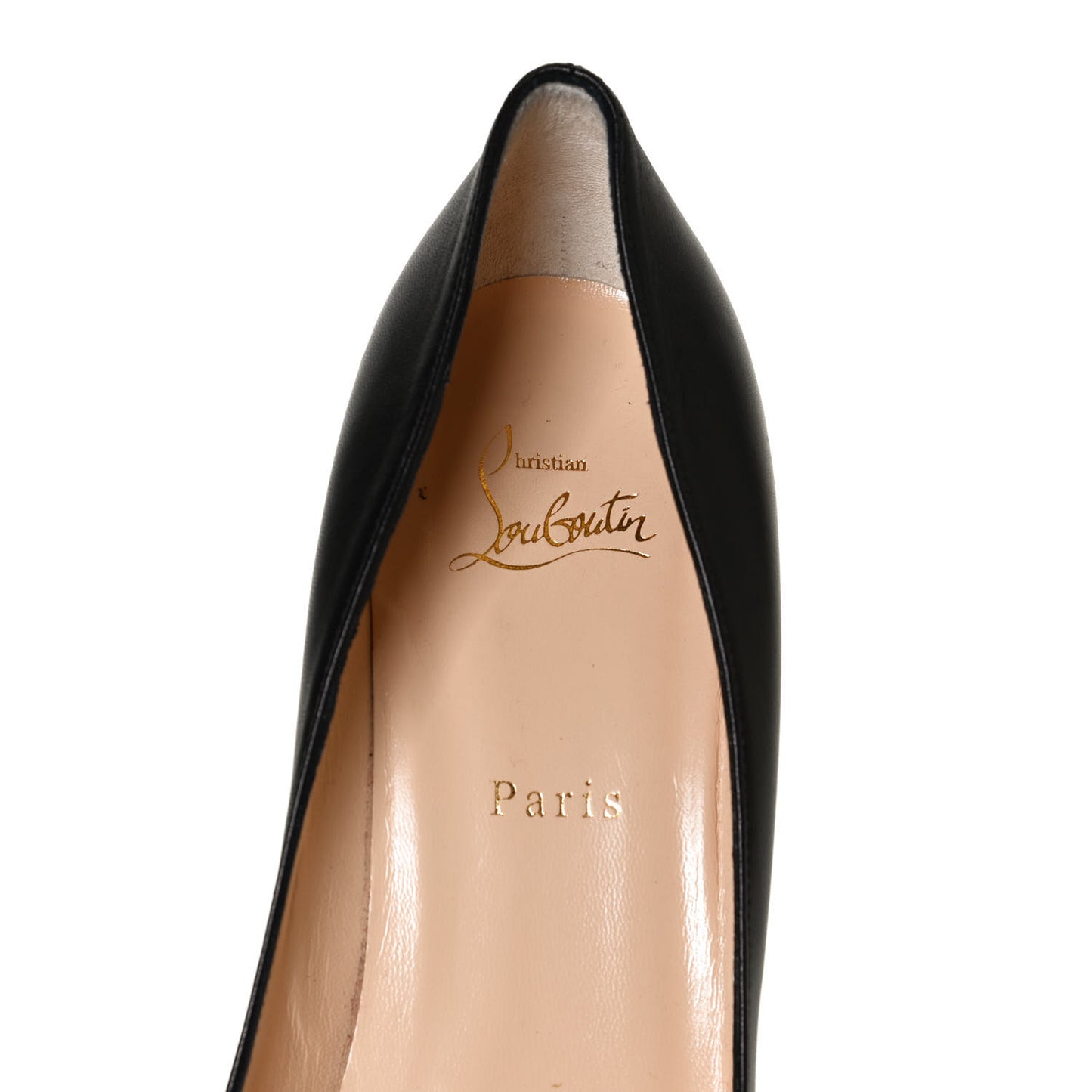 Shiny Nappa Pigalle Plato 100 Pumps 40.5 Black