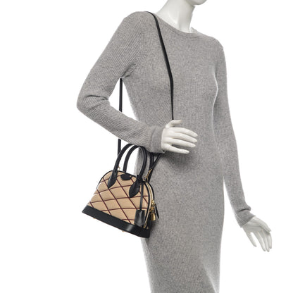 Louis Vuitton Lambskin Malletage Alma BB Natural 2 of 6