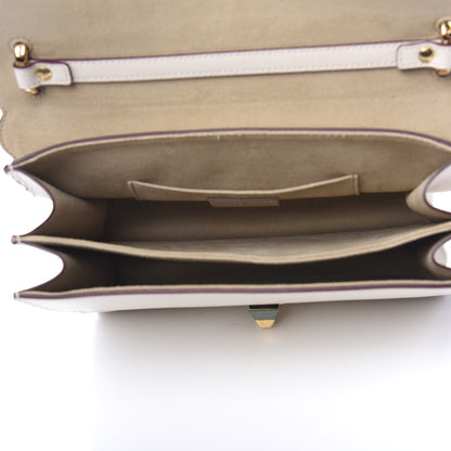 Fendi Vitello Liberty Scalloped Studded Kan I Shoulder Bag Camelia 4 of 9