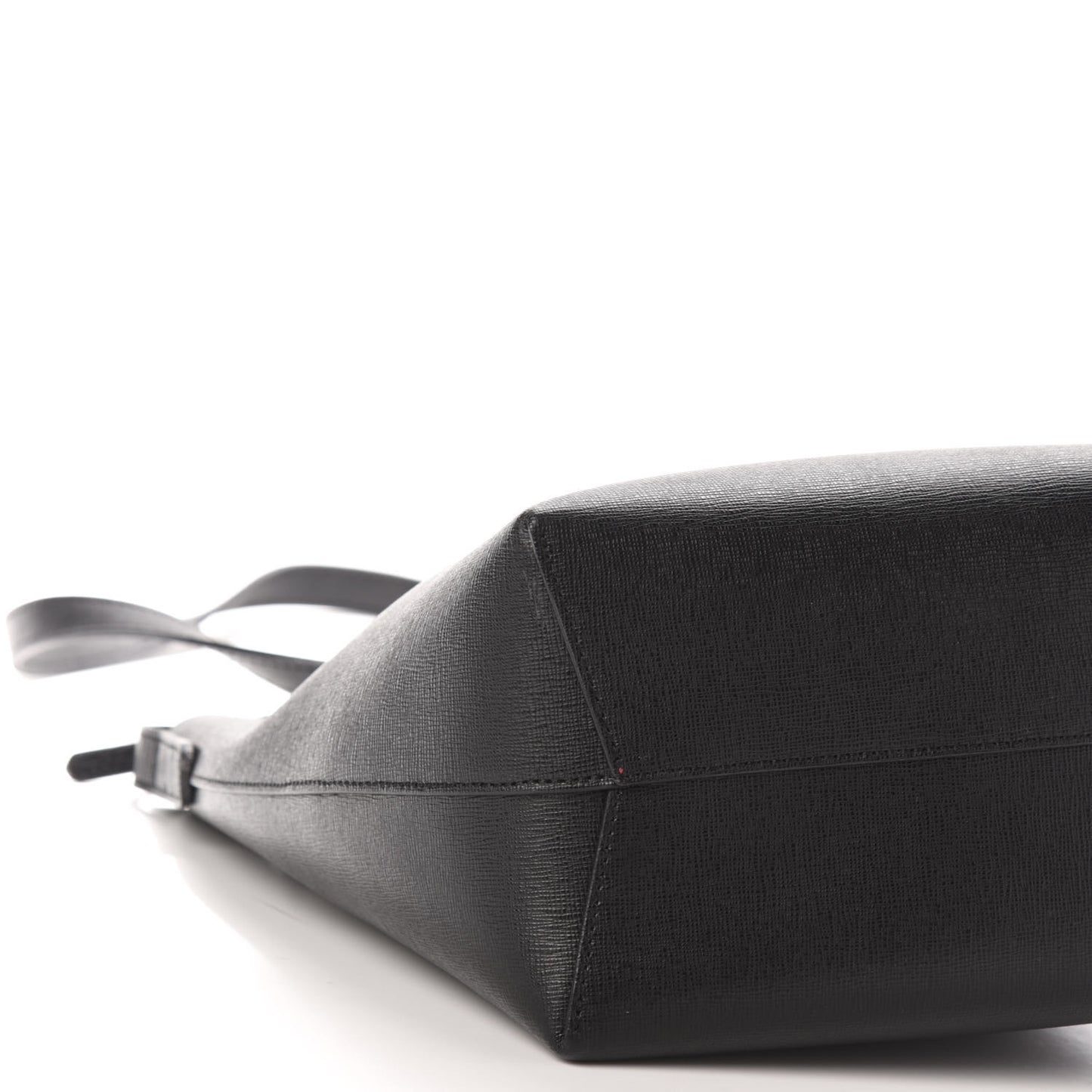 Saffiano Mini Bucket Bag Black Flamma