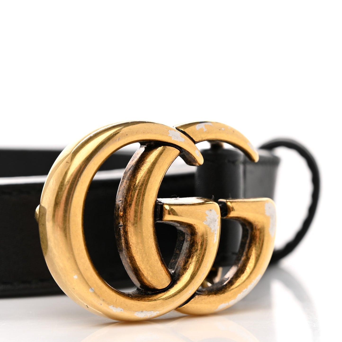 Calfskin Double G 20mm Belt 75 30 Black