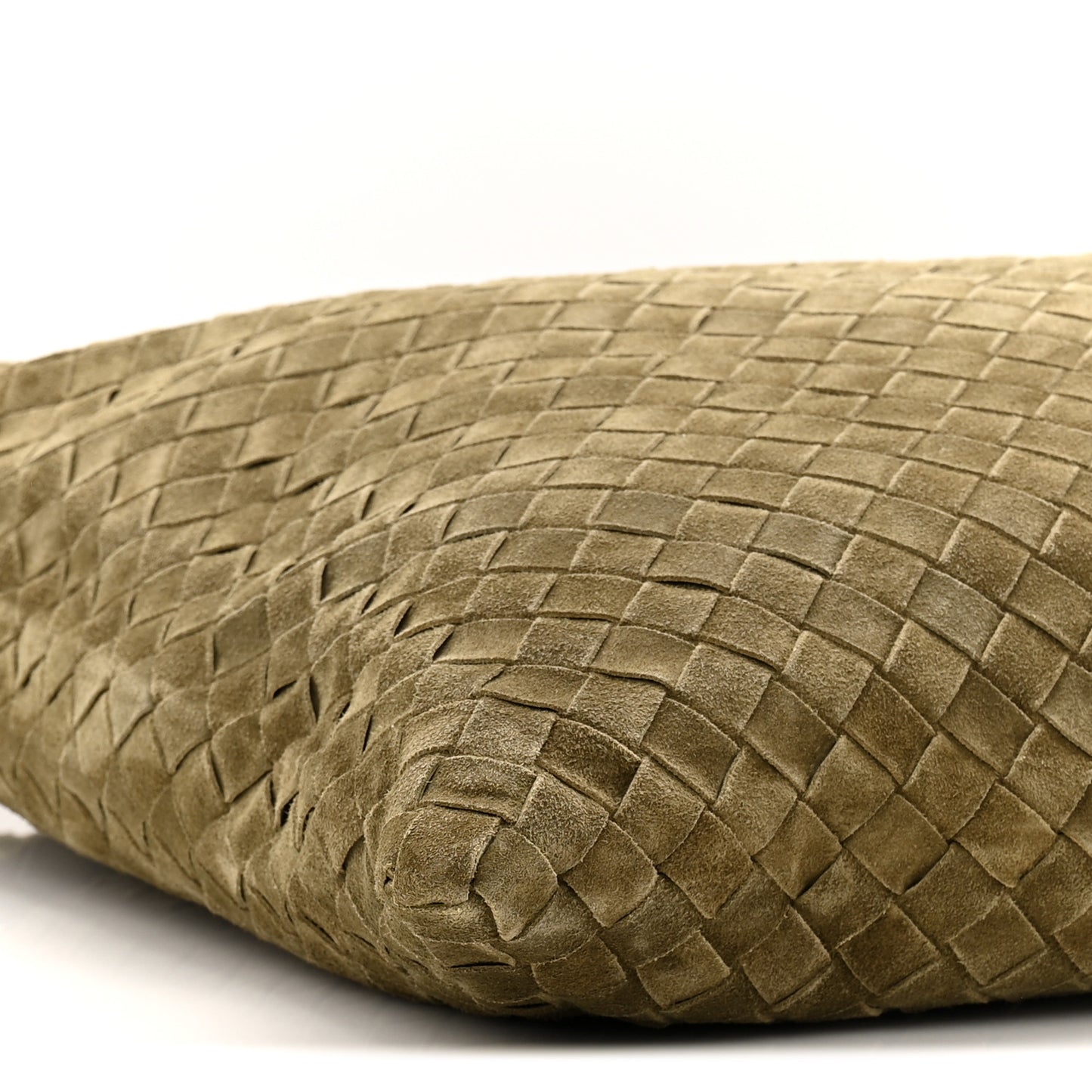Suede Intrecciato Large Hop Mud