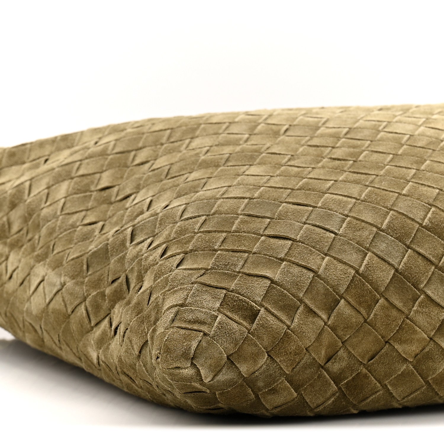 Bottega Veneta Suede Intrecciato Large Hop Mud 9 of 10