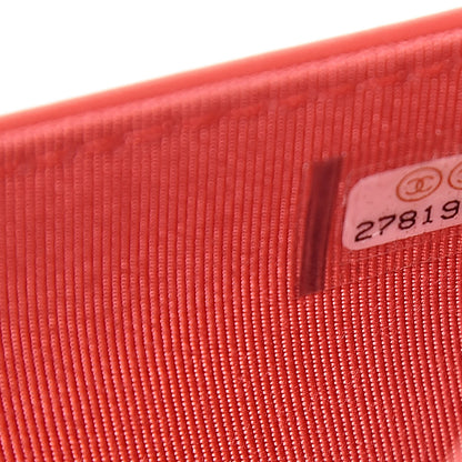 Chanel Patent Goatskin Quilted Gabrielle Wallet On Chain WOC Orange 8 of 11