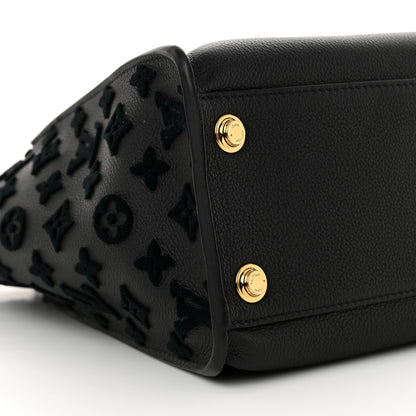Louis Vuitton Calfskin Monogram Tufting On My Side Black 8 of 10