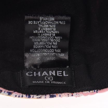 Chanel Tweed Cap Hat Multicolor 6 of 7