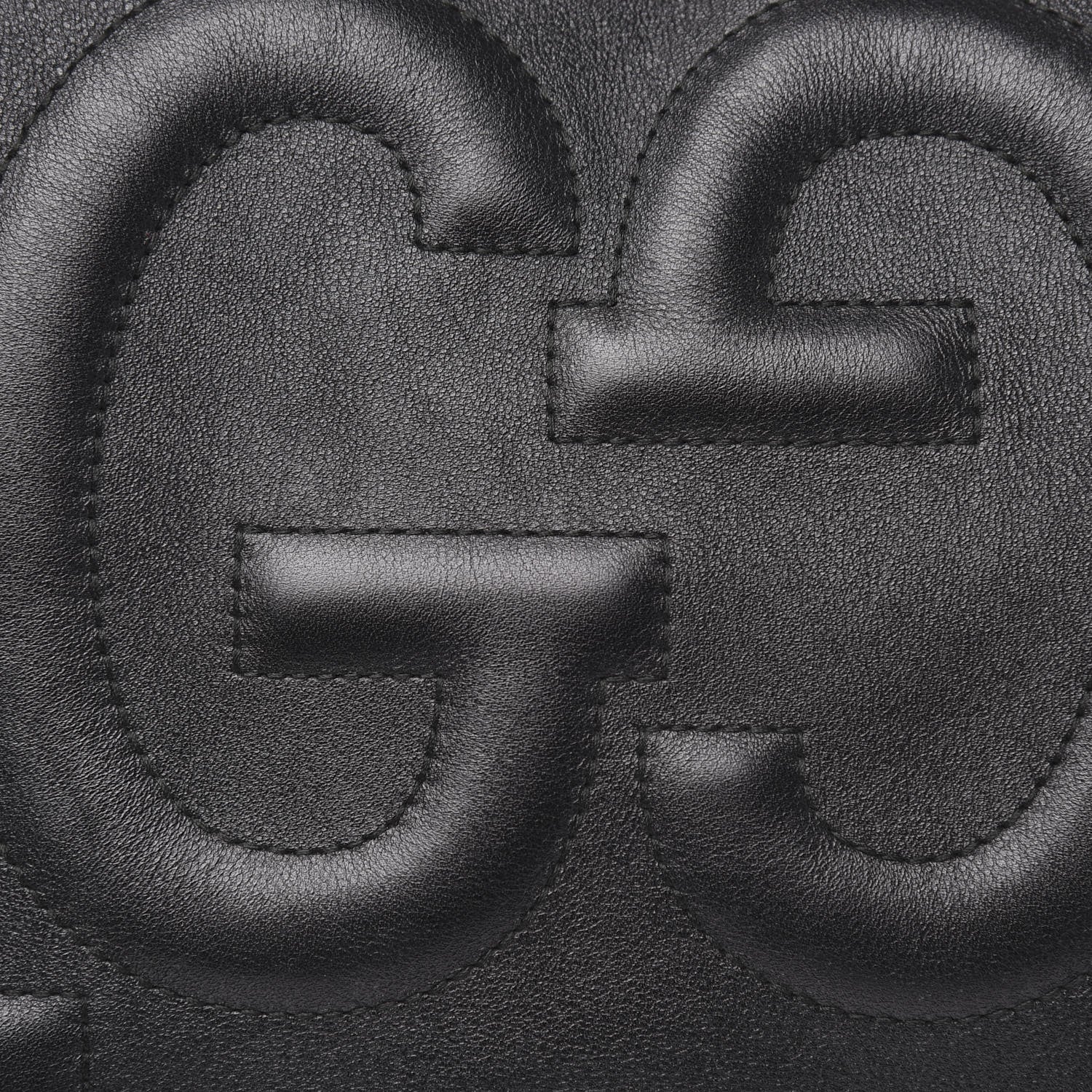 Gucci Apollo Calfskin GG Dadini Embroidered Large Hobo Black 12 of 16
