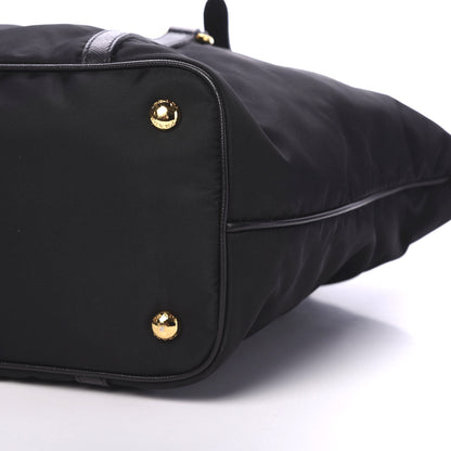 Prada Tessuto Nylon Saffiano Tote Black 6 of 9