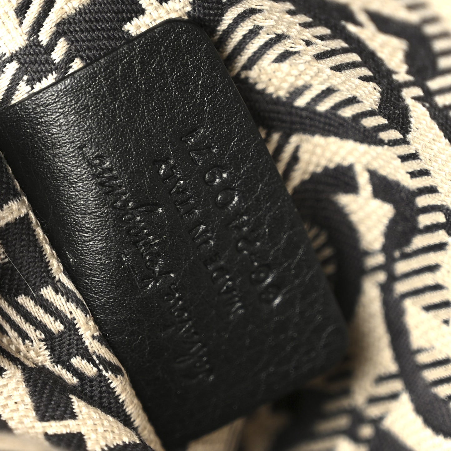 Canvas 1927 Signature Wristlet Clutch Khaki Black