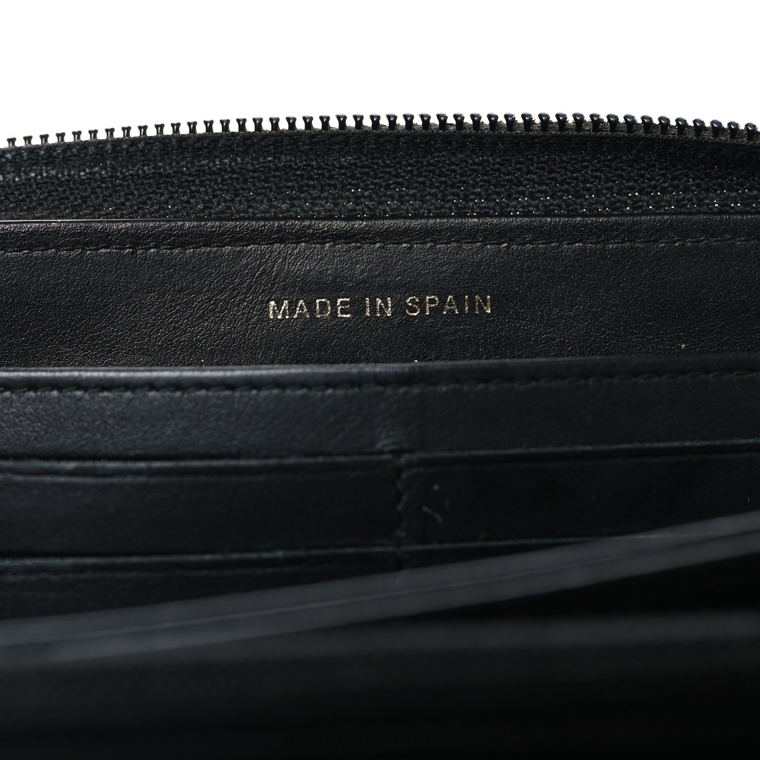 Chanel Caviar Quilted Boy Long Zip Around Wallet Black 7 of 10