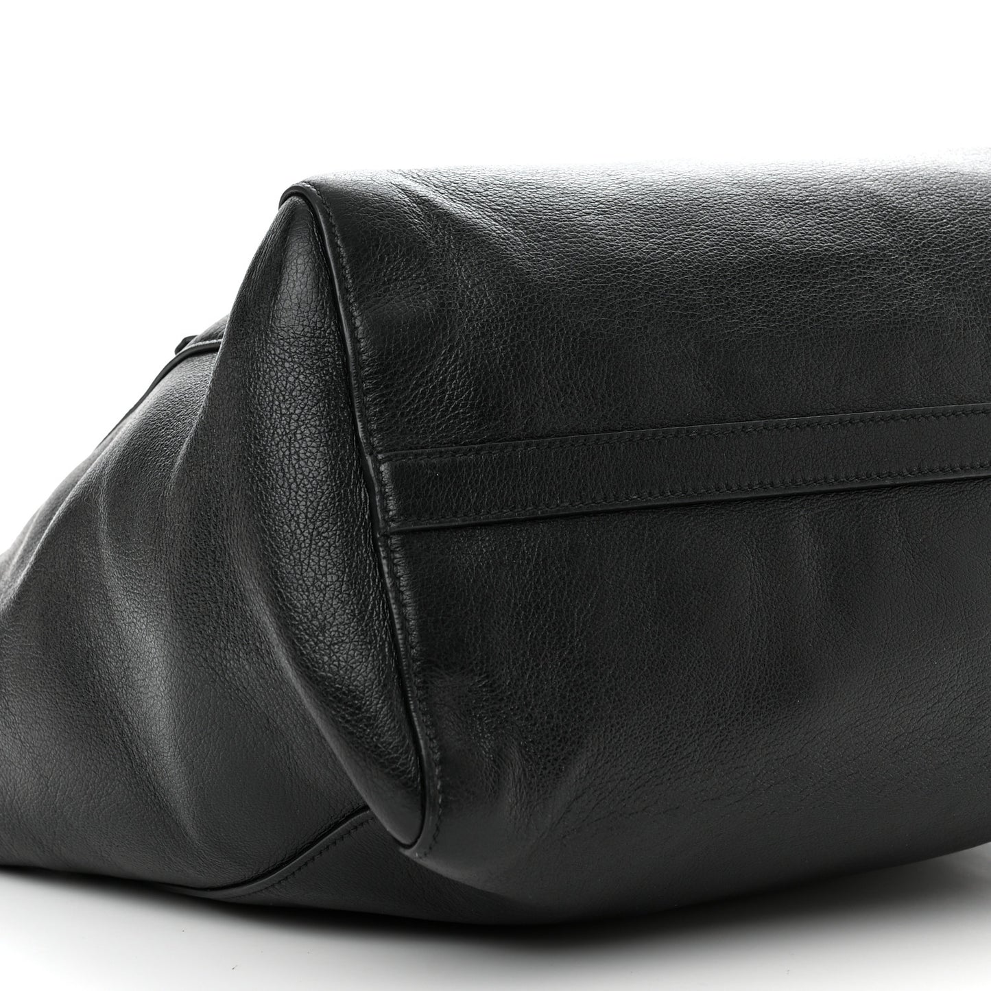 Calfskin Front Pocket Tote Black
