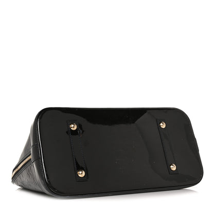 Louis Vuitton Vernis Alma GM Black 3 of 12