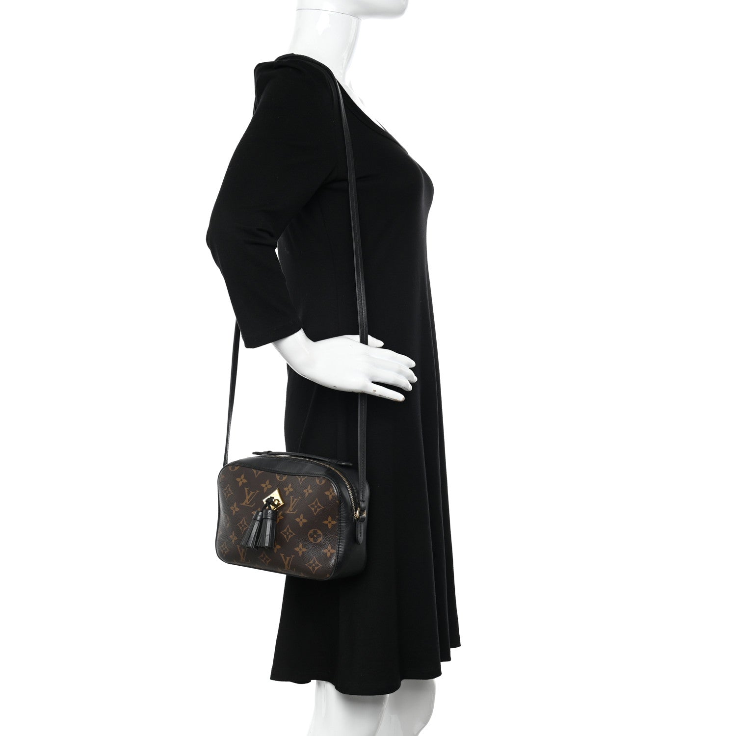 Louis Vuitton Monogram Saintonge Black 2 of 15