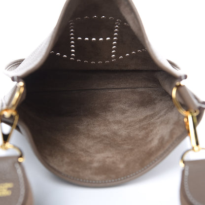 Hermes Taurillon Clemence Evelyne III PM Etoupe 5 of 11