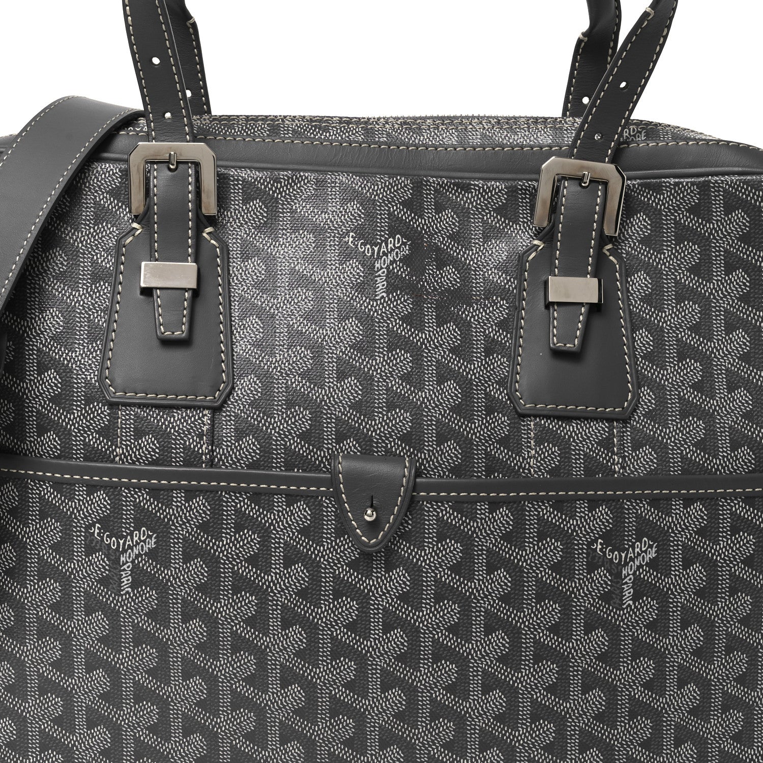 Goyard Goyardine Ambassade PM Briefcase Grey 7 of 9