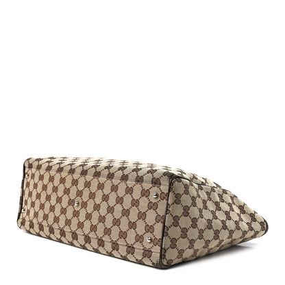 Gucci GG Monogram Web Pop Tote Dark Brown 9 of 11