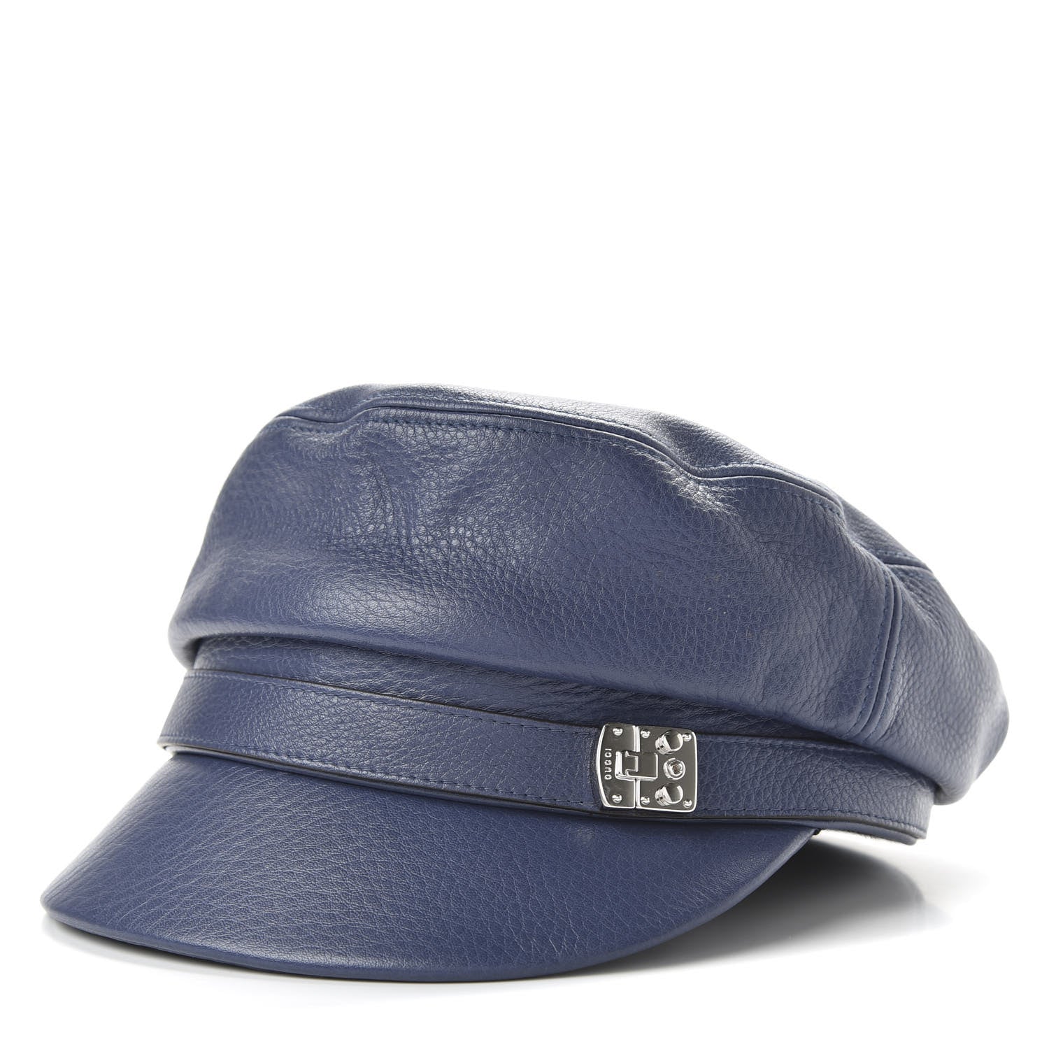 Gucci Calfskin Cellarius Hat XS Washed Indigo 1 of 7