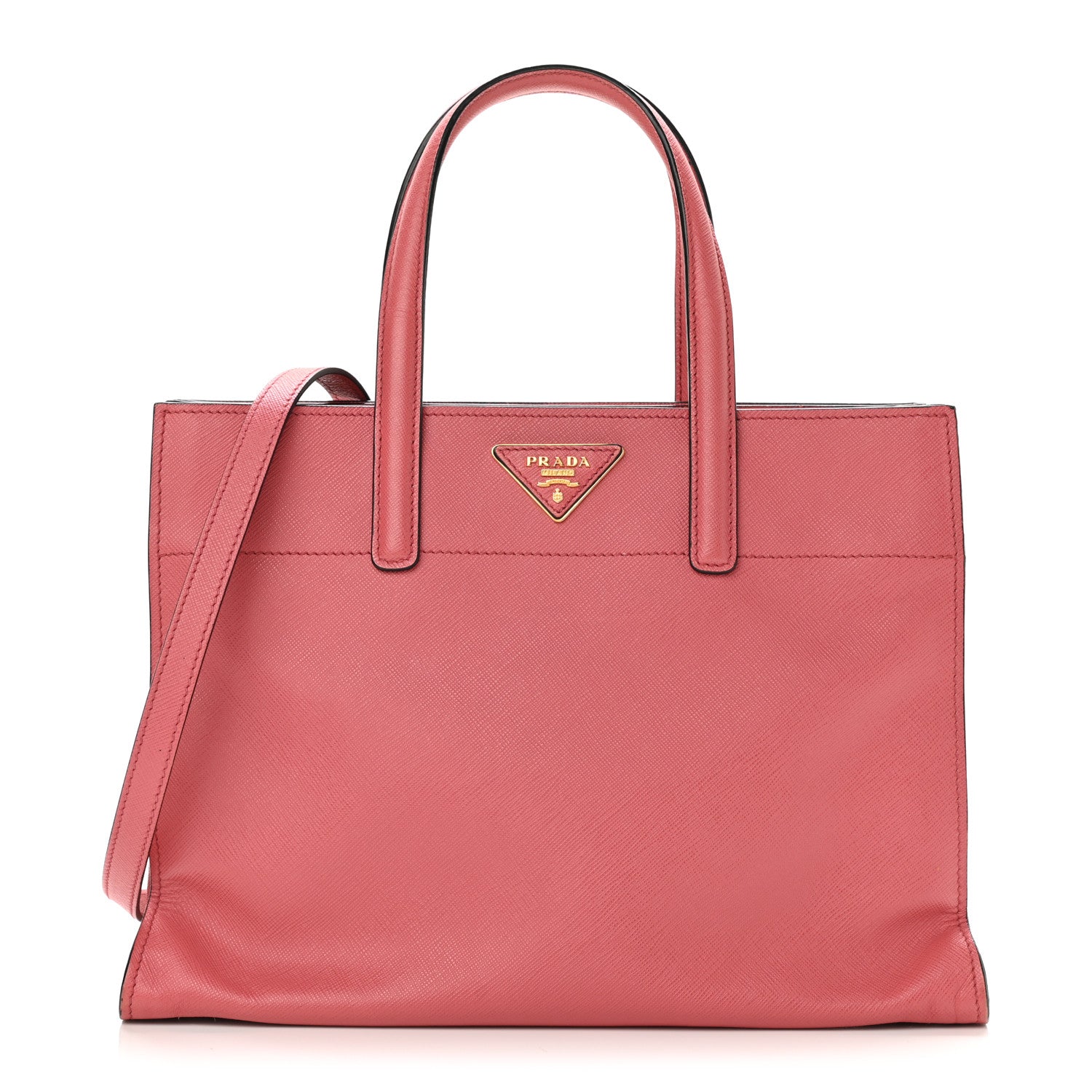 Prada Saffiano Soft Triple Pocket Tote Tamaris 1 of 9