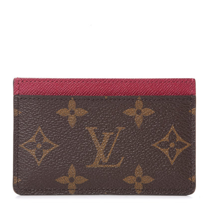 Louis Vuitton Monogram Card Holder Fuchsia 1 of 6