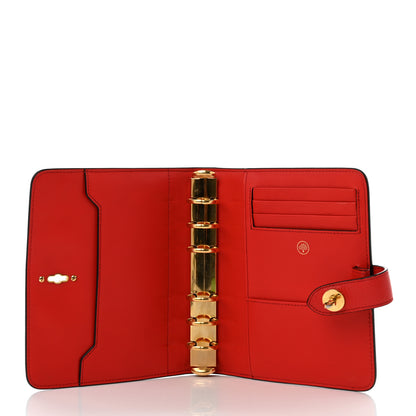 Mulberry Natural Grain Calfskin Postman's Lock Agenda Red 5 of 6