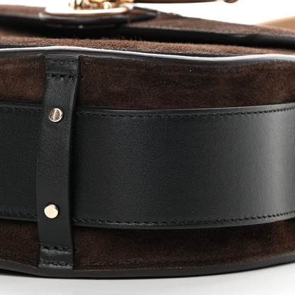Chloe Calfskin Suede Small Tess Bag Chocolate Brown 10 of 14