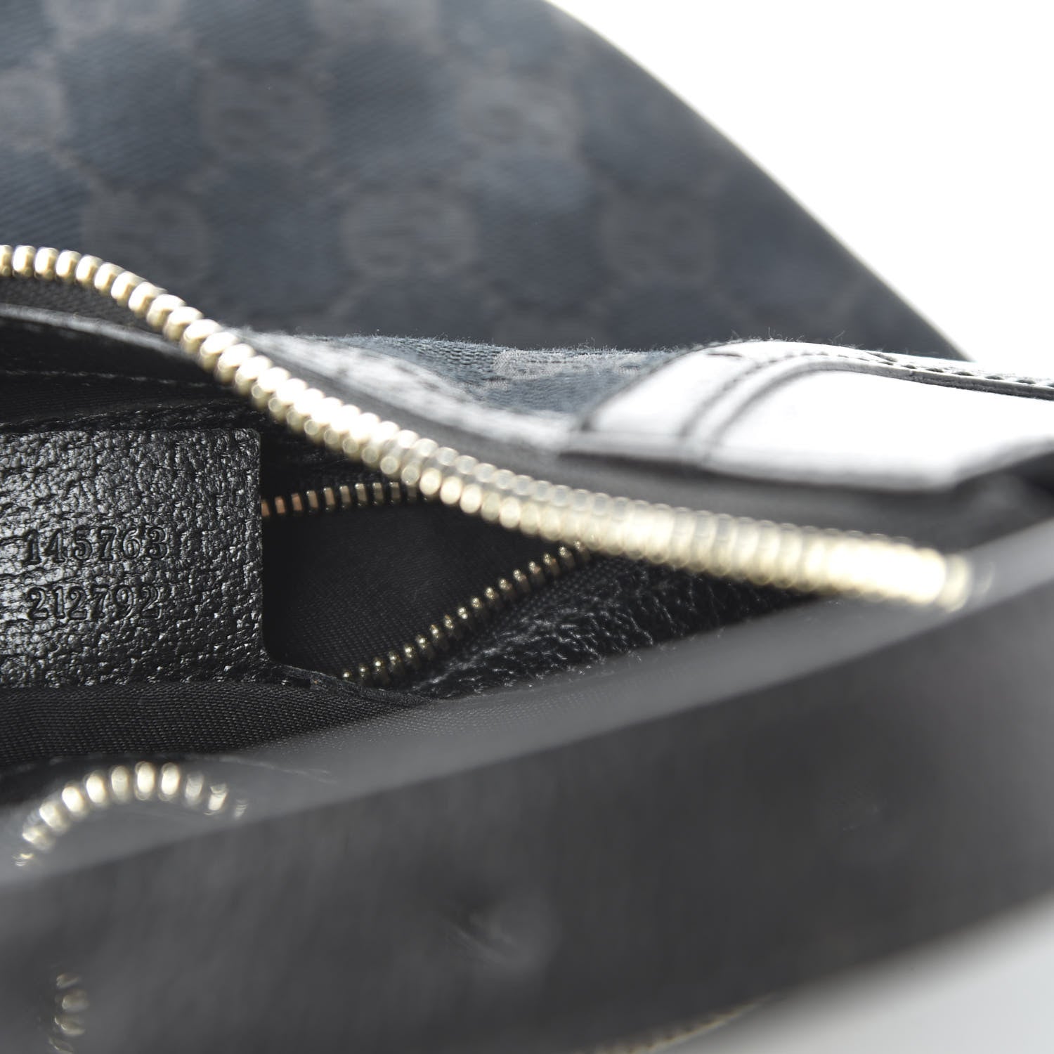 Gucci Monogram Hobo Bag Black 9 of 10