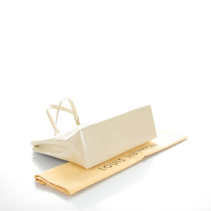 Louis Vuitton Vernis Wilshire MM Blanc Corail 4 of 7