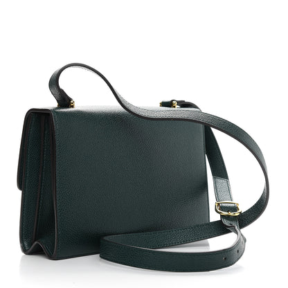 Gucci Grainy Calfskin Small Zumi Shoulder Bag Vintage Green 3 of 9