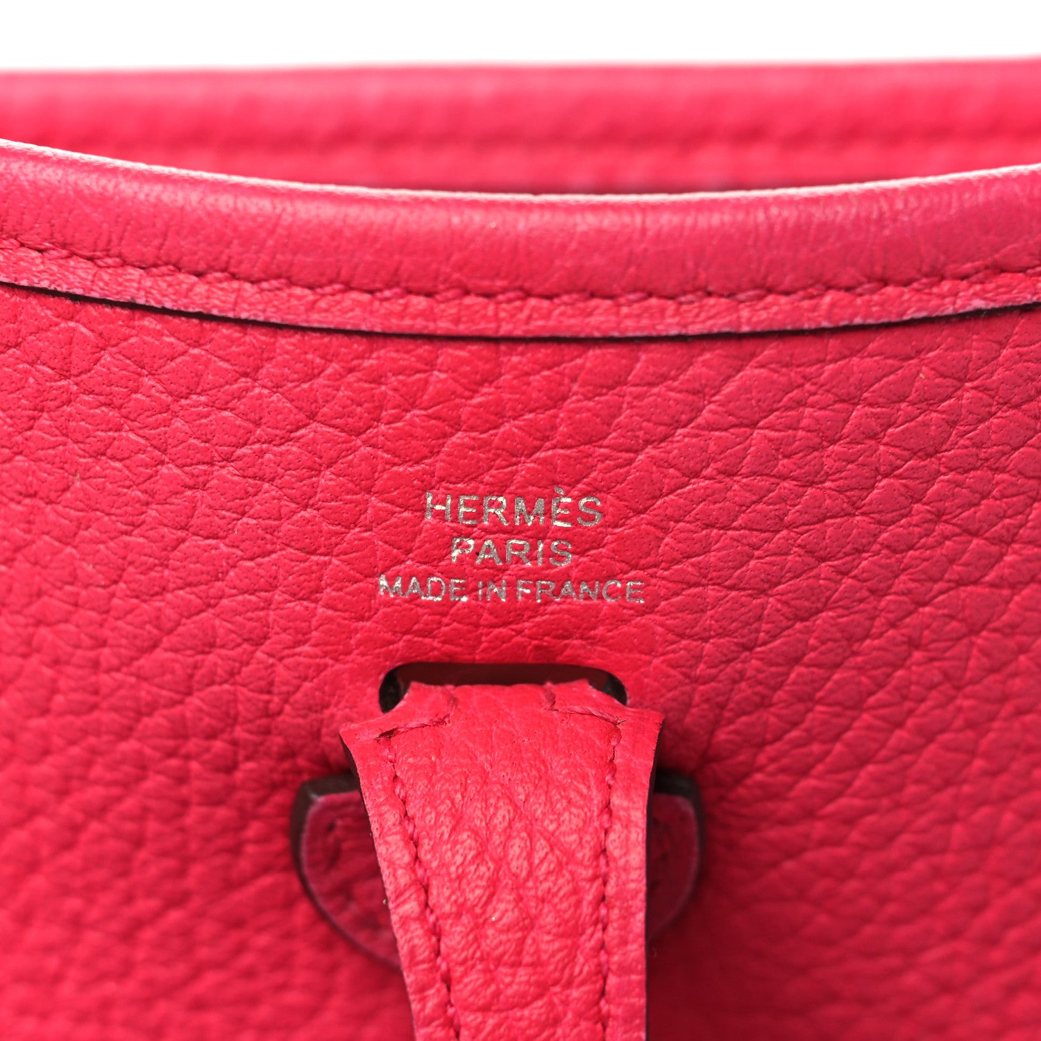 Hermes Taurillon Clemence Evelyne TPM Rose Extreme 5 of 11
