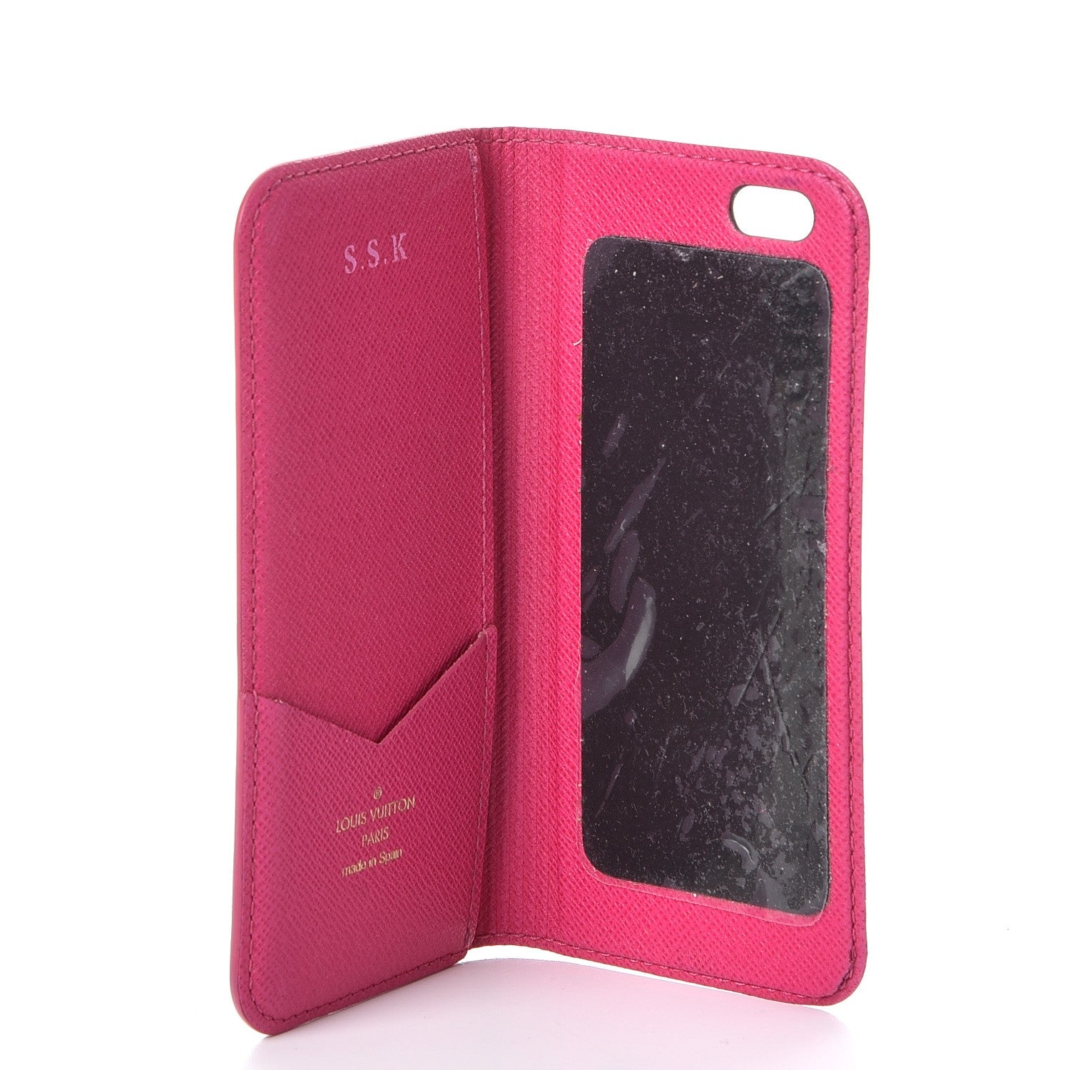 Louis Vuitton Monogram iPhone 6 Folio Case Pink 5 of 8