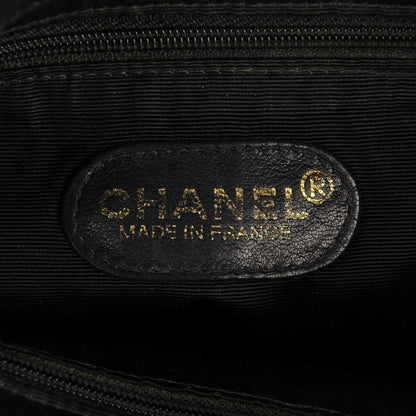 Chanel Lambskin CC Tote Black 6 of 7