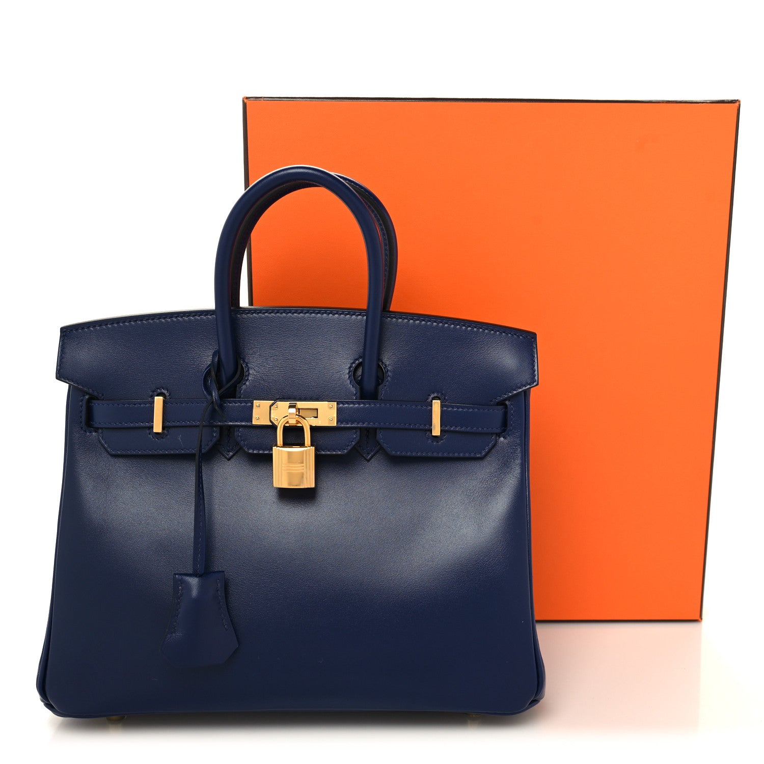 Hermes Tadelakt Birkin 25 Bleu Saphir 12 of 12