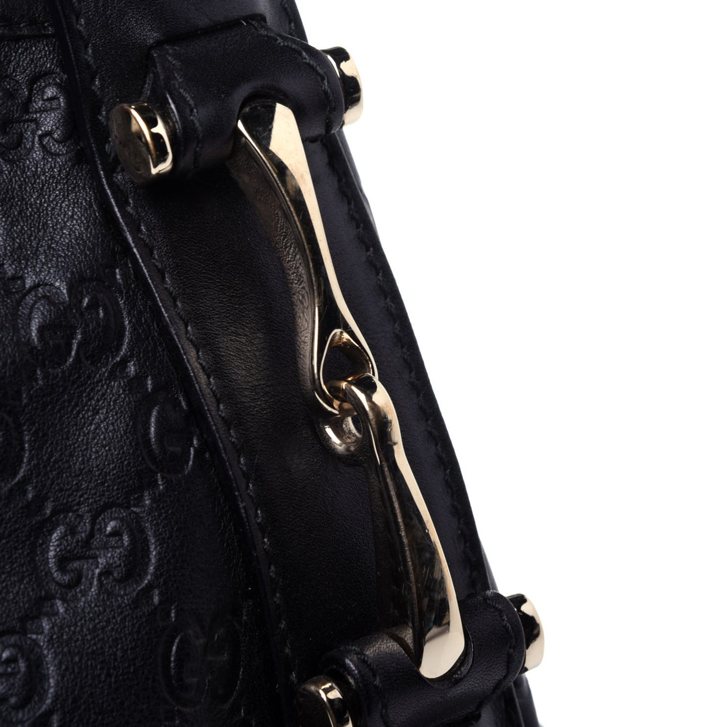 Guccissima Small Pelham Shoulder Bag Black