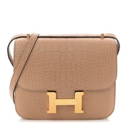 Hermes Matte Alligator Constance 18 Chai 1 of 11