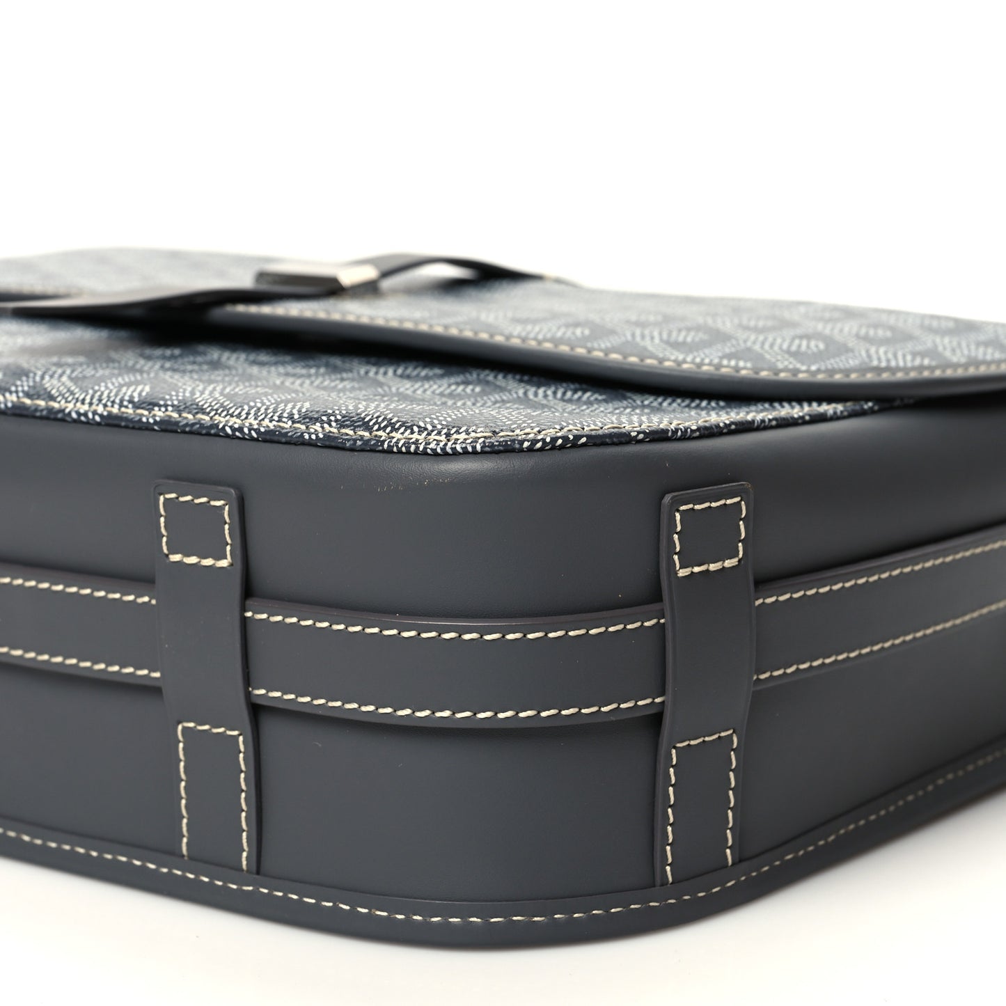 Goyardine Belvedere II MM Messenger Bag Grey