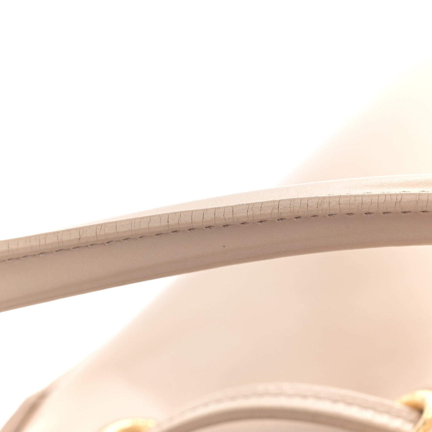 Calfskin Medium Emmanuelle Bucket Bag Nude Powder