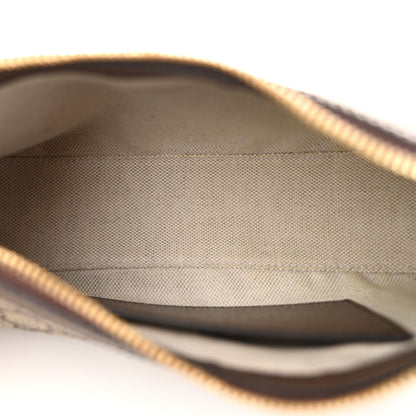 Gucci GG Supreme Monogram Textured Dollar Calfskin Web Small Ophidia GG Handbag Beige Ebony New Acero 5 of 10