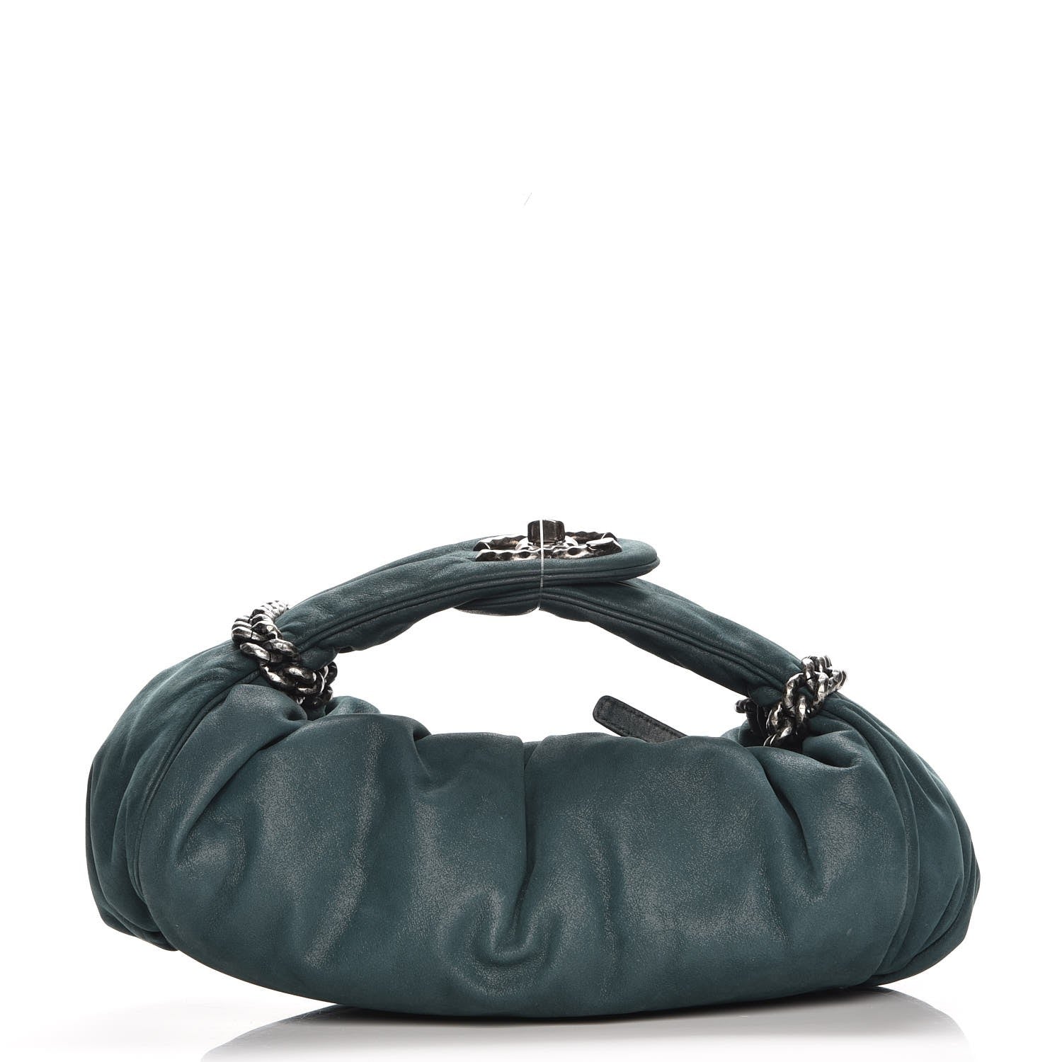 Chanel Iridescent Calfskin Midnight Stones Clutch Dark Green 1 of 9