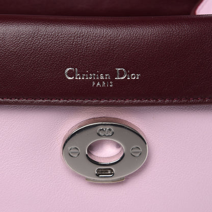 Christian Dior Calfskin Tri-Color Micro Be Dior Flap Pink Burgundy Red 6 of 10