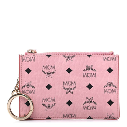 MCM Visetos Key Pouch Pink 1 of 7